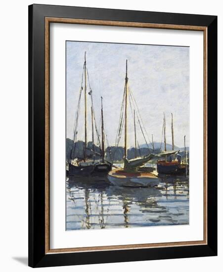 Pleasure Boats, Argenteuil-Claude Monet-Framed Art Print