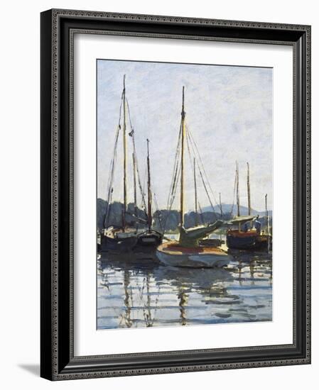 Pleasure Boats, Argenteuil-Claude Monet-Framed Art Print