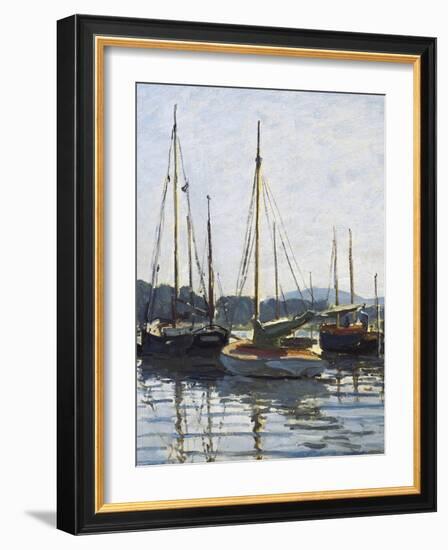 Pleasure Boats, Argenteuil-Claude Monet-Framed Art Print