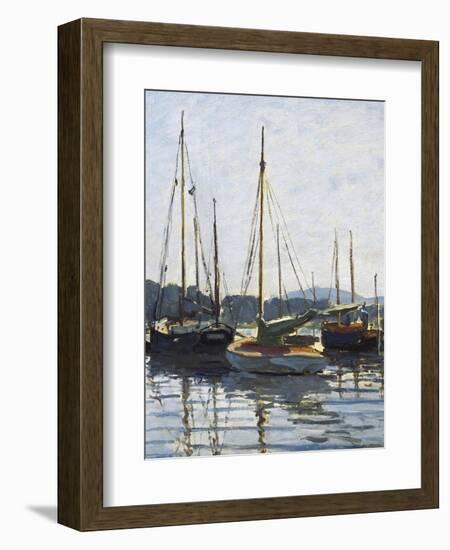 Pleasure Boats, Argenteuil-Claude Monet-Framed Art Print