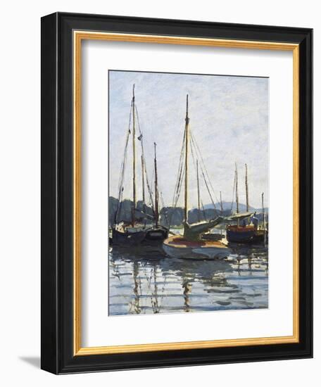 Pleasure Boats, Argenteuil-Claude Monet-Framed Art Print