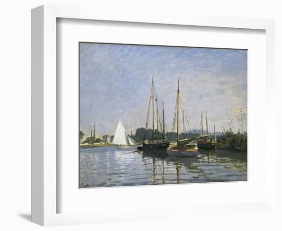 Pleasure Boats, Argenteuil-Claude Monet-Framed Art Print