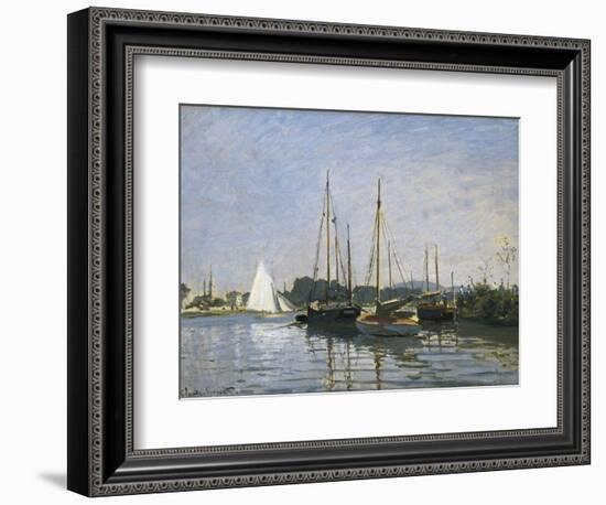 Pleasure Boats, Argenteuil-Claude Monet-Framed Art Print