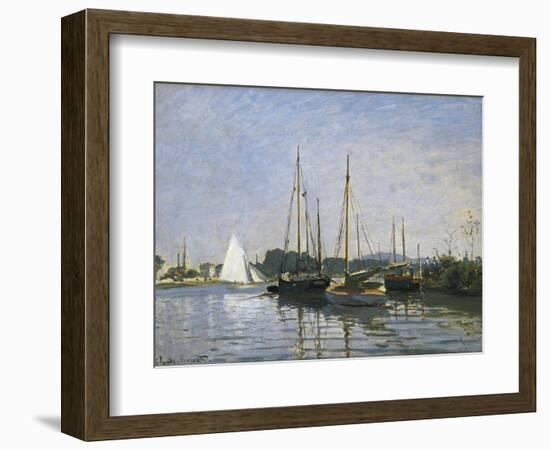 Pleasure Boats, Argenteuil-Claude Monet-Framed Premium Giclee Print