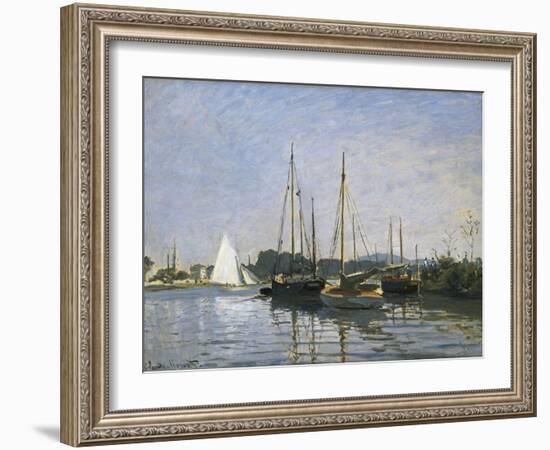 Pleasure Boats, Argenteuil-Claude Monet-Framed Art Print