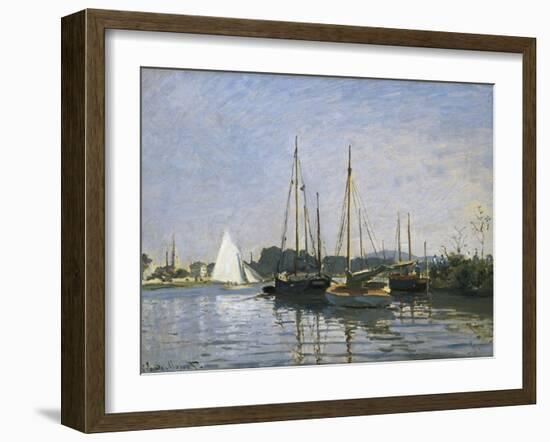 Pleasure Boats, Argenteuil-Claude Monet-Framed Art Print