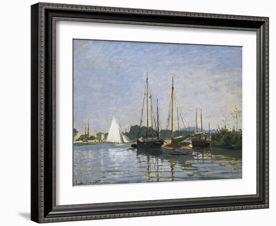 Pleasure Boats, Argenteuil-Claude Monet-Framed Art Print