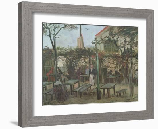 Pleasure Gardens at Montmartre, c.1886-Vincent van Gogh-Framed Giclee Print