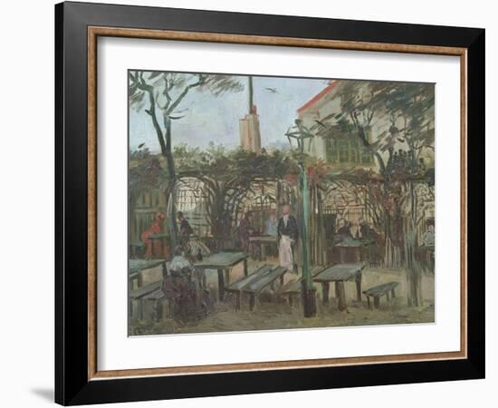 Pleasure Gardens at Montmartre, c.1886-Vincent van Gogh-Framed Giclee Print