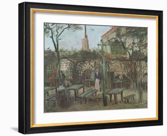 Pleasure Gardens at Montmartre, c.1886-Vincent van Gogh-Framed Giclee Print