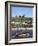 Pleasure Ship Below Whitby Abbey and St. Marys Church, Whitby, North Yorkshire, Yorkshire, England-Mark Sunderland-Framed Photographic Print