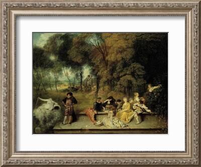 Pleasures of Love, Ca. 1718-1719' Giclee Print - Jean Antoine Watteau