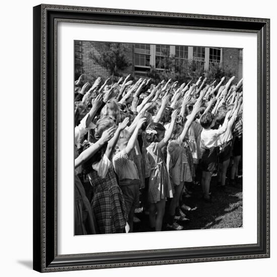 Pledge of Allegiance, 1942-Science Source-Framed Giclee Print