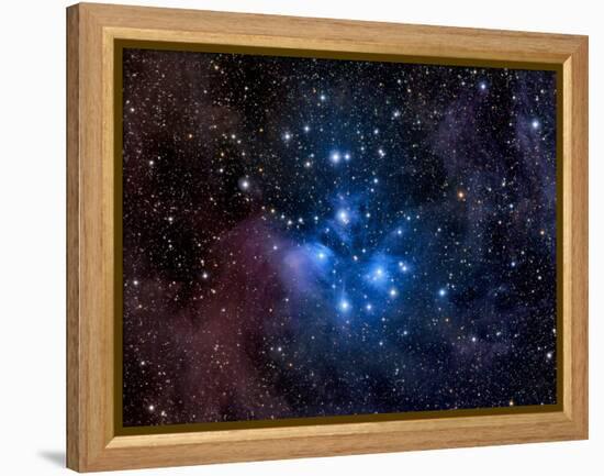 Pleiades, also known as the Seven Sisters-Stocktrek Images-Framed Premier Image Canvas