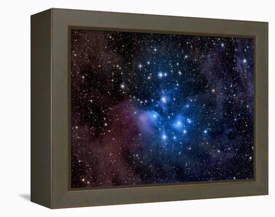 Pleiades, also known as the Seven Sisters-Stocktrek Images-Framed Premier Image Canvas