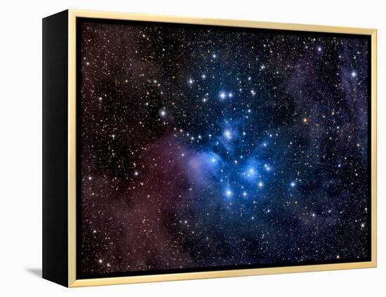 Pleiades, also known as the Seven Sisters-Stocktrek Images-Framed Premier Image Canvas