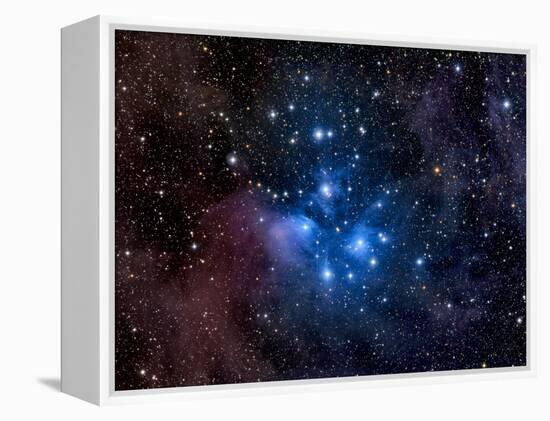 Pleiades, also known as the Seven Sisters-Stocktrek Images-Framed Premier Image Canvas