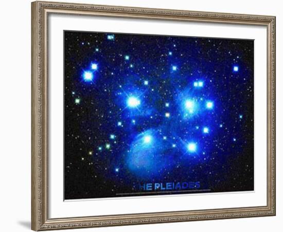 Pleiades-null-Framed Art Print