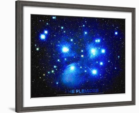 Pleiades-null-Framed Art Print