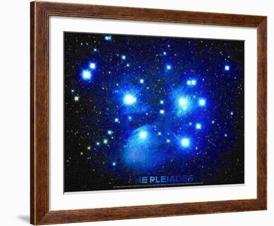 Pleiades-null-Framed Art Print