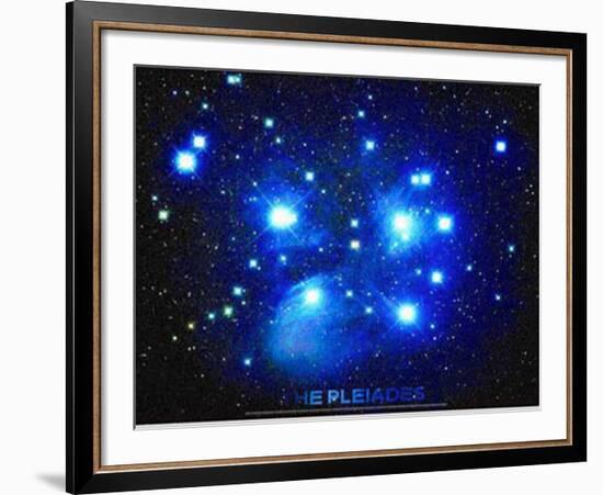 Pleiades-null-Framed Art Print