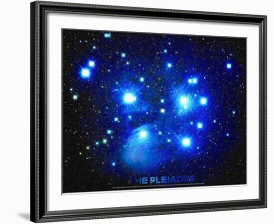 Pleiades-null-Framed Art Print