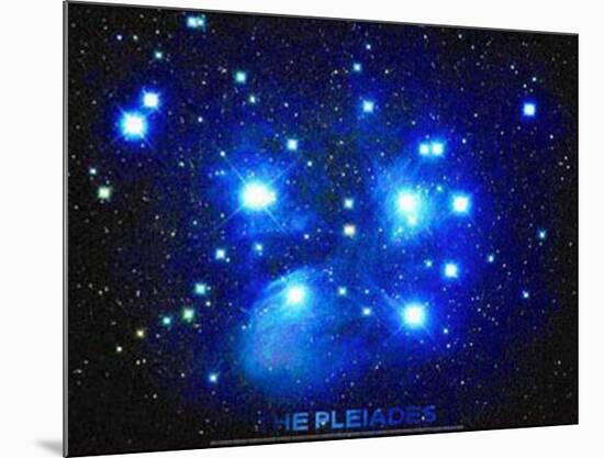 Pleiades-null-Mounted Art Print