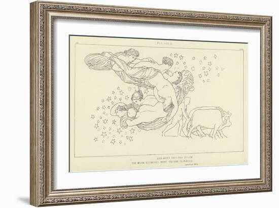 Pleiades-John Flaxman-Framed Giclee Print