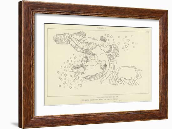 Pleiades-John Flaxman-Framed Giclee Print