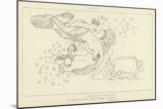 Pleiades-John Flaxman-Mounted Giclee Print