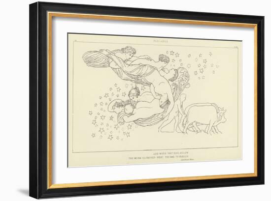 Pleiades-John Flaxman-Framed Giclee Print