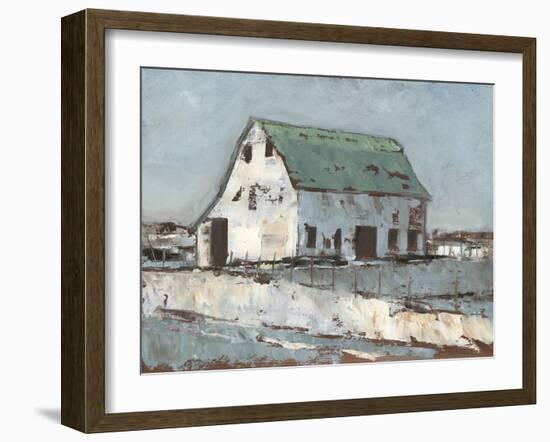 Plein Air Barn II-null-Framed Art Print