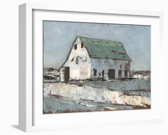 Plein Air Barn II-null-Framed Art Print