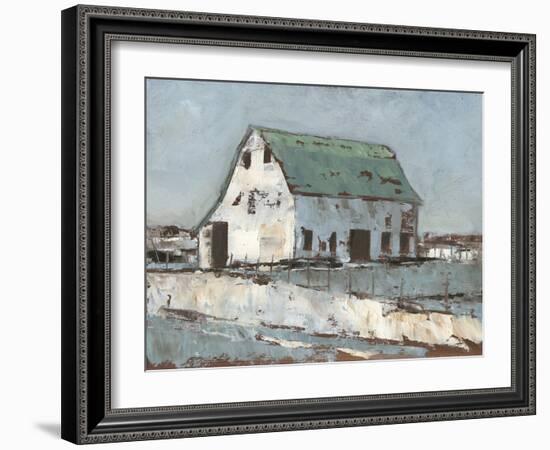 Plein Air Barn II-null-Framed Art Print