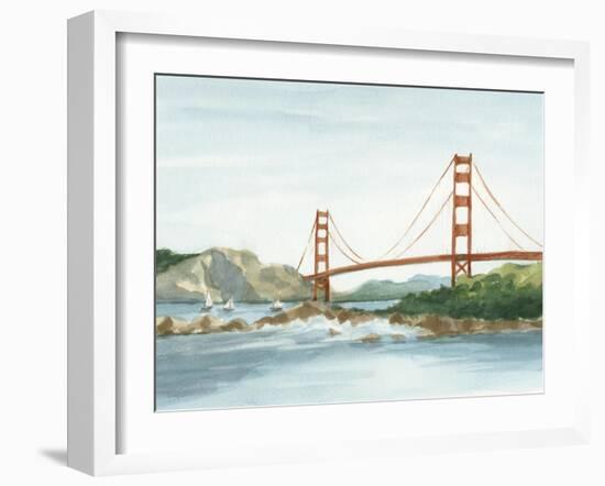 Plein Air Cityscape III-Ethan Harper-Framed Art Print