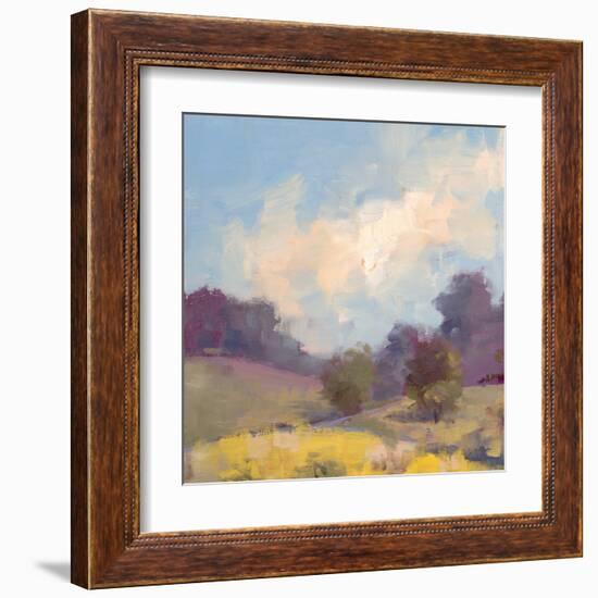 Plein Air Hill Side-Jill Schultz McGannon-Framed Art Print