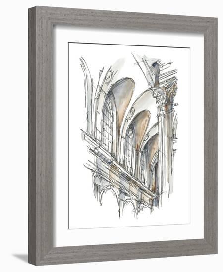 Plein Air Interior Study I-Ethan Harper-Framed Art Print