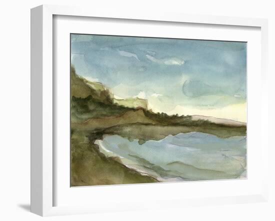 Plein Air Landscape III-Ethan Harper-Framed Art Print