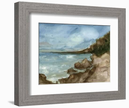 Plein Air Landscape V-Ethan Harper-Framed Art Print