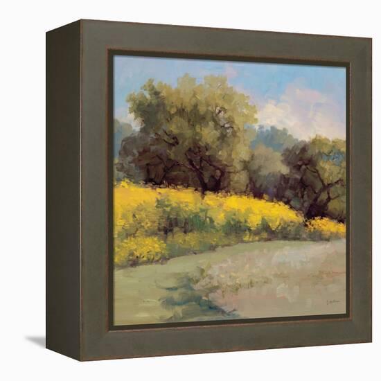 Plein Air Lavender and Yellow-Jill Schultz McGannon-Framed Stretched Canvas