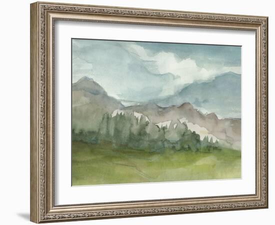 Plein Air Mountain View II-Ethan Harper-Framed Art Print