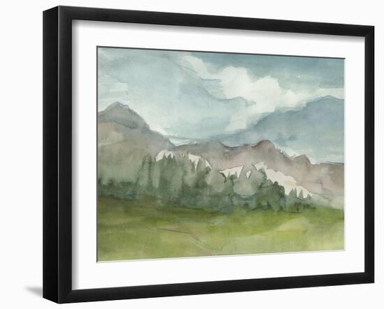 Plein Air Mountain View II-Ethan Harper-Framed Art Print