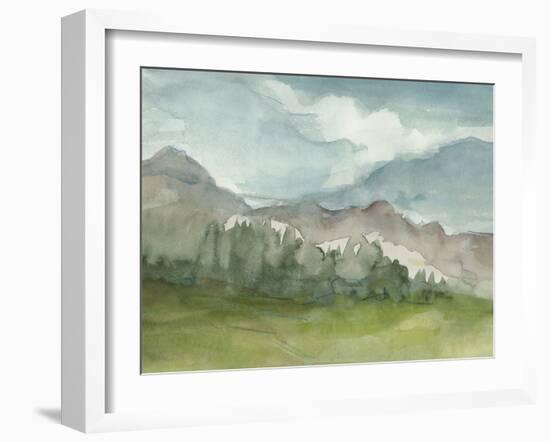Plein Air Mountain View II-Ethan Harper-Framed Art Print
