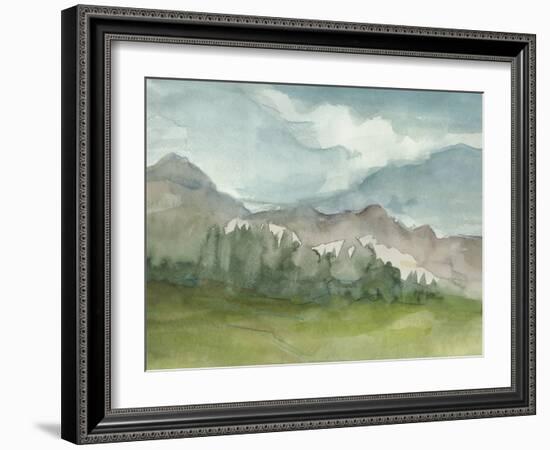 Plein Air Mountain View II-Ethan Harper-Framed Art Print