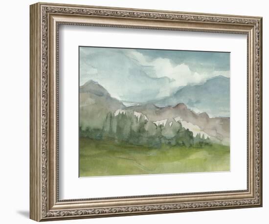 Plein Air Mountain View II-Ethan Harper-Framed Art Print