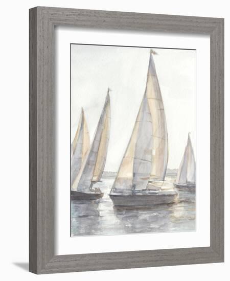 Plein Air Sailboats I-Ethan Harper-Framed Art Print