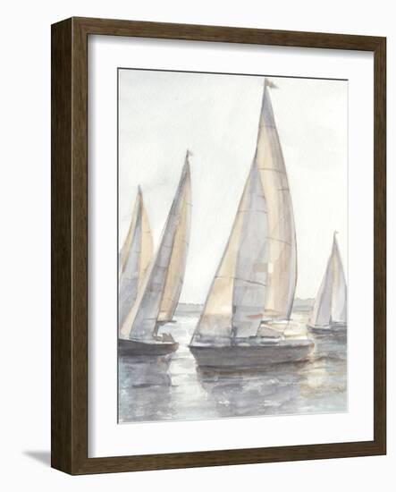 Plein Air Sailboats I-Ethan Harper-Framed Art Print