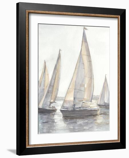 Plein Air Sailboats I-Ethan Harper-Framed Art Print