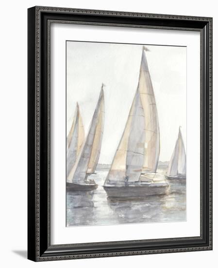 Plein Air Sailboats I-Ethan Harper-Framed Art Print