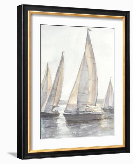 Plein Air Sailboats I-Ethan Harper-Framed Art Print